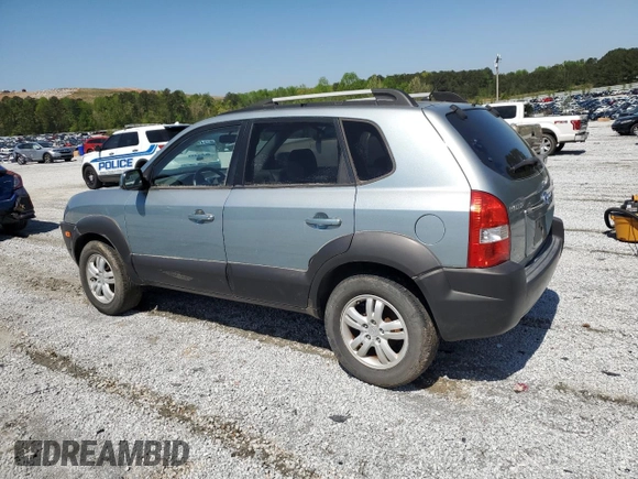 2007 Hyundai Tucson SE with VIN KM8JN12D87U518576, listed as a Copart auction lot 52581165 with 270,183 mi miles and Clean Title. Bid and sale history available at carsss.com. Image 2.