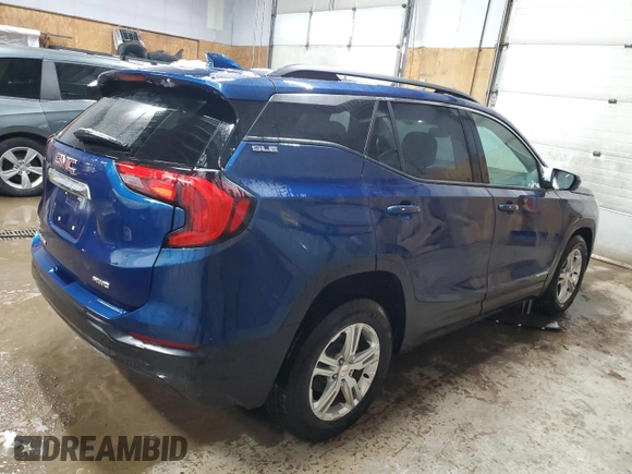 2020 GMC Terrain SLE with VIN 3GKALTEV1LL211897, listed as a Copart auction lot 49435625 with 43,256 mi miles and Salvage Title. Bid and sale history available at carsss.com. Image 3.