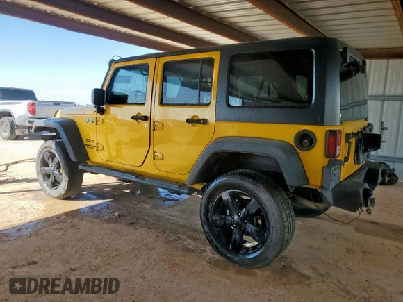 2015 Jeep Wrangler Unlimited Sport with VIN 1C4BJWDG1FL566224, listed as a Copart auction lot 64113195 with 127,445 mi miles and Clean title. Bid and sale history available at DreamBid. Image 2.