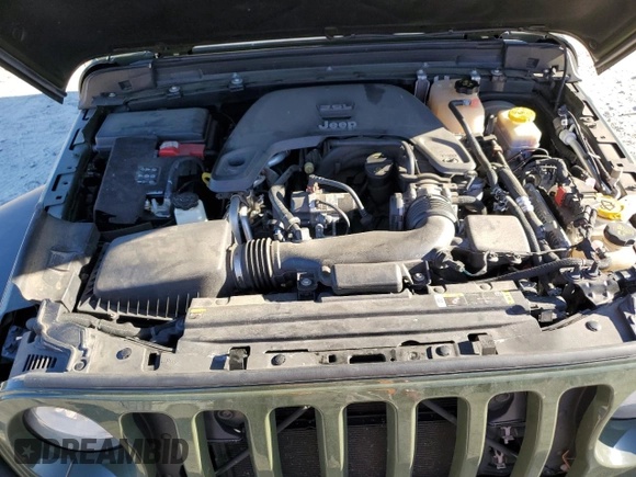 2021 Jeep Wrangler 80th Anniversary with VIN 1C4HJXAG7MW572013, listed as a Copart auction lot 48719175 with 72,133 mi miles and Salvage title. Bid and sale history available at DreamBid. Image 11.