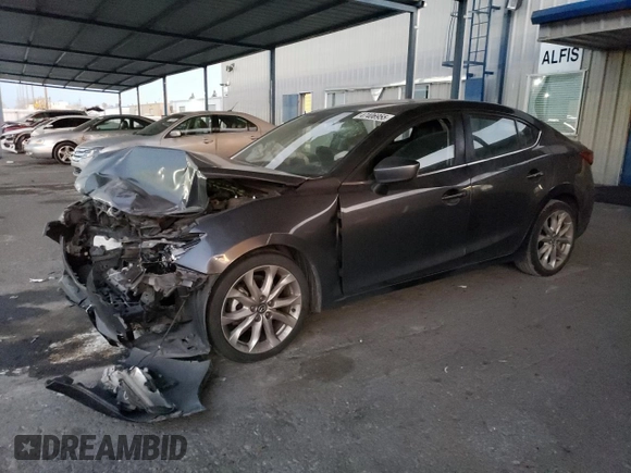 2015 Mazda 3 S Grand Touring with VIN JM1BM1W30F1240804, listed as a Copart auction lot 47406955 with Not Provided miles and Salvage Title. Bid and sale history available at DreamBid. Image 1.