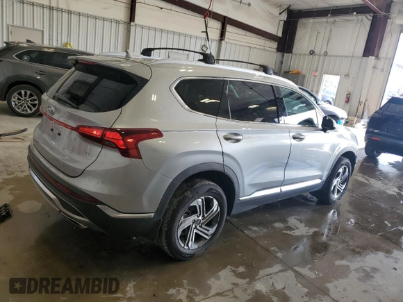 2022 Hyundai Santa Fe SEL with VIN 5NMS2DAJ6NH470719, listed as a Copart auction lot 52813855 with 12,610 mi miles and Salvage Title. Bid and sale history available at carsss.com. Image 3.