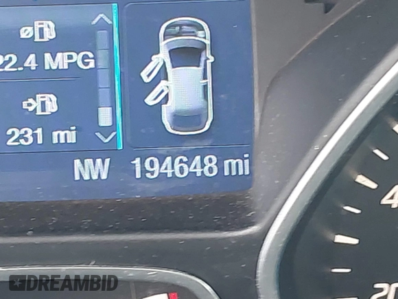 2013 Ford Escape SE with VIN 1FMCU9G94DUC52497, listed as a IAAI auction lot 42352704 with 194,648 mi miles and . Bid and sale history available at DreamBid. Image 16.