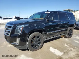 2017 Cadillac Escalade Platinum with VIN 1GYS4DKJ0HR383188, listed as a Copart auction lot 46273925 with 129,933 mi miles and Salvage Title. Bid and sale history available at carsss.com. Image 1.