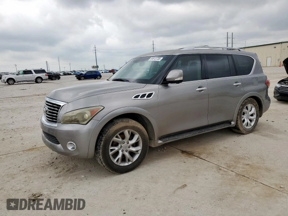 2011 Infiniti QX56 7-passenger with VIN JN8AZ2NF8B9504124, listed as a Copart auction lot 54612735 with 220,399 mi miles and Clean Title. Bid and sale history available at DreamBid. Image 1.