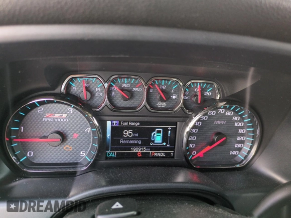 2019 Chevrolet Silverado 3500HD LTZ with VIN 1GC4KXEY0KF113515, listed as a Copart auction lot 52349795 with 190,915 mi miles and Salvage Title. Bid and sale history available at carsss.com. Image 9.