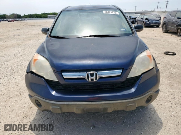 2007 Honda CR-V EX with VIN JHLRE48507C093470, listed as a Copart auction lot 60421275 with 134,507 mi miles and Salvage title. Bid and sale history available at DreamBid. Image 5.