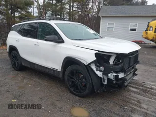 2020 GMC Terrain SLT with VIN 3GKALPEV4LL211142, listed as a IAAI auction lot 41679923 with 54,391 mi miles. Bid and sale history available at carsss.com. Image 1.