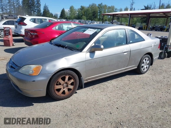 2003 Honda Civic EX with VIN 1HGEM22953L036238, listed as a IAAI auction lot 42081560 with 250,388 mi miles and . Bid and sale history available at DreamBid. Image 2.