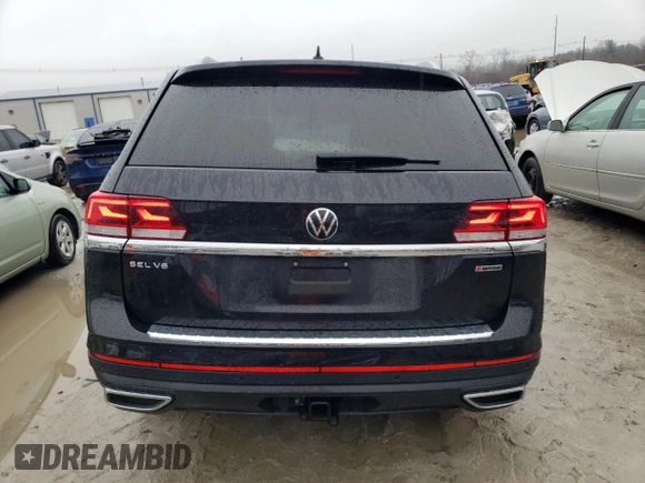 2022 Volkswagen Atlas SEL with VIN 1V2BR2CA6NC534834, listed as a Copart auction lot 82413944 with 40,338 mi miles and Salvage title. Bid and sale history available at DreamBid. Image 6.