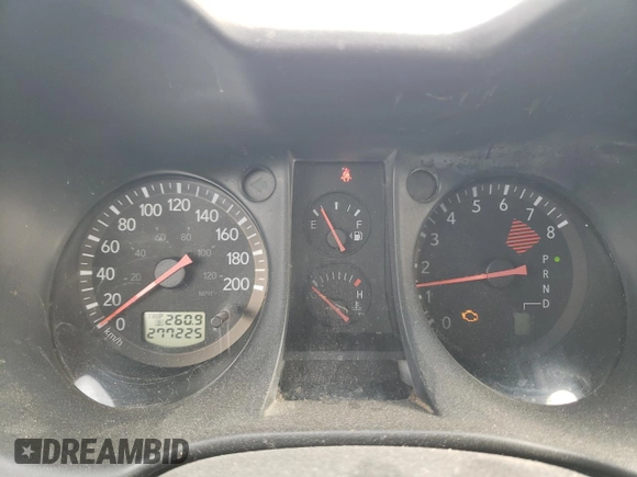 2005 Mitsubishi Outlander LS with VIN JA4LX31F75U601574, listed as a Copart auction lot 80107464 with 277,225 mi miles and Clean Title. Bid and sale history available at carsss.com. Image 9.