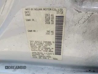 2019 Nissan Altima S z VIN 1N4BL4BV8KC122421, wystawiony jako IAAI lot #42215166 z przebiegiem Nie podano mil oraz . Historia ofert i sprzedaży dostępna na DreamBid. Obrazek 9.