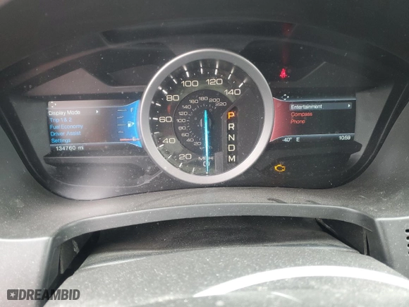 2015 Ford Explorer XLT with VIN 1FM5K8D89FGB61134, listed as a Copart auction lot 47459495 with 134,760 mi miles and Salvage Title. Bid and sale history available at carsss.com. Image 9.