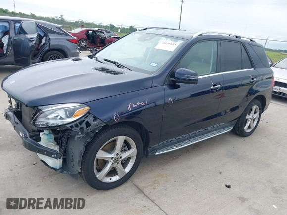 2018 Mercedes-Benz GLE 350 z VIN 4JGDA5JB4JB015629, wystawiony jako IAAI lot #42255635 z przebiegiem 44 452 mil mil oraz . Historia ofert i sprzedaży dostępna na DreamBid. Obrazek 2.