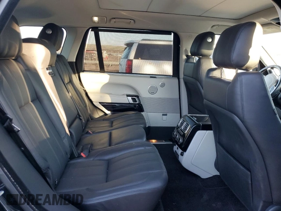 2015 Land Rover Range Rover Supercharged with VIN SALGS3TF9FA239228, listed as a Copart auction lot 64989352 with 78,727 mi miles and Non repairable. Bid and sale history available at DreamBid. Image 6.