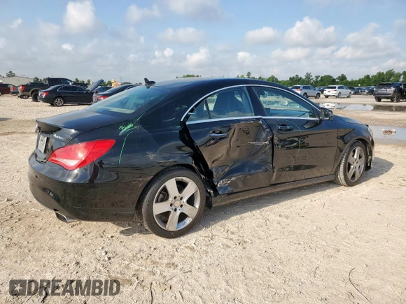 2016 Mercedes-Benz CLA 250 with VIN WDDSJ4GB6GN382963, listed as a Copart auction lot 59603625 with 114,868 mi miles and Salvage title. Bid and sale history available at DreamBid. Image 3.