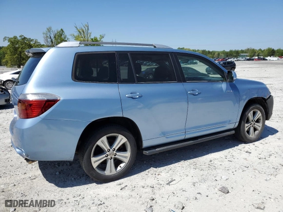 2008 Toyota Highlander Sport with VIN JTEDS43A082003399, listed as a Copart auction lot 53310785 with 310,531 mi miles and Clean Title. Bid and sale history available at carsss.com. Image 3.