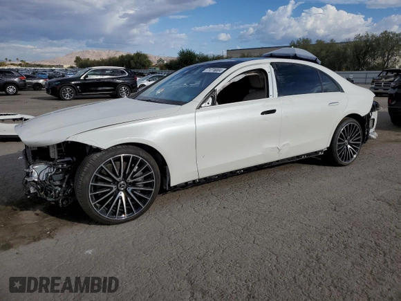 2023 Mercedes-Benz S-Class S 580 with VIN W1K6G7GB4PA179028, listed as a Copart auction lot 71276804 with 40,678 mi miles and Salvage Title. Bid and sale history available at carsss.com. Image 1.