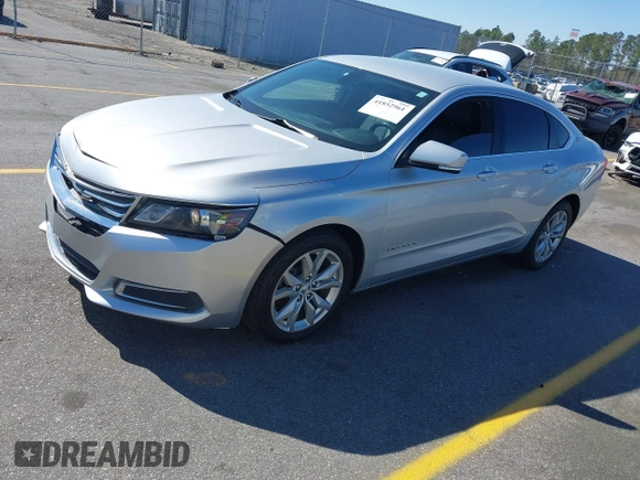 2017 Chevrolet Impala LT with VIN 1G1105SA3HU161608, listed as a IAAI auction lot 41852961 with 102,992 mi miles and . Bid and sale history available at DreamBid. Image 17.