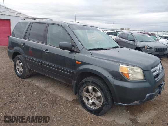 2006 Honda Pilot EX with VIN 2HKYF18426H502390, listed as a IAAI auction lot 42146354 with 164,937 mi miles and . Bid and sale history available at DreamBid. Image 1.