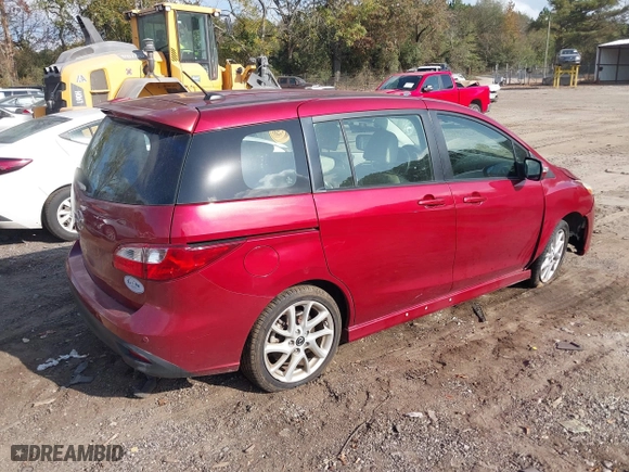 2013 Mazda Mazda5 Grand Touring with VIN JM1CW2DL1D0160213, listed as a IAAI auction lot 40787273 with 130,589 mi miles. Bid and sale history available at carsss.com. Image 4.