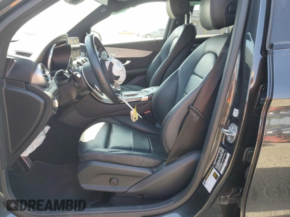 2021 Mercedes-Benz GLC 300 with VIN W1N0G8EB8MF872703, listed as a Copart auction lot 60322035 with 56,609 mi miles and Salvage title. Bid and sale history available at DreamBid. Image 7.