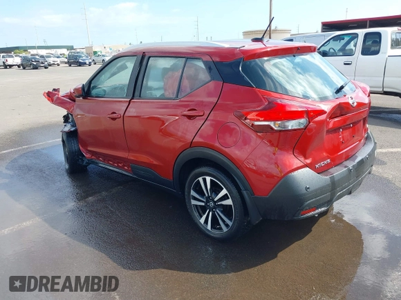 2020 Nissan Kicks SV with VIN 3N1CP5CV6LL506259, listed as a IAAI auction lot 41558197 with Not Provided miles. Bid and sale history available at carsss.com. Image 3.