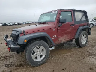 2008 Jeep Wrangler X with VIN 1J4FA24188L624865, listed as a Copart auction lot 55326885 with 142,185 mi miles and Clean Title. Bid and sale history available at carsss.com. Image 1.