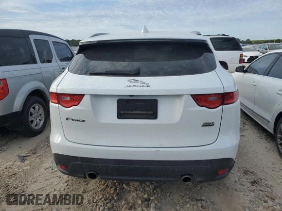 2018 Jaguar F-Pace 35t Prestige with VIN SADCK2EV0JA245372, listed as a Copart auction lot 54076744 with 135,901 mi miles and Salvage title. Bid and sale history available at DreamBid. Image 6.