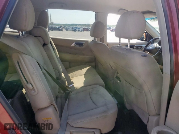 2017 Nissan Pathfinder Platinum with VIN 5N1DR2MN7HC684608, listed as a Copart auction lot 53585665 with 132,188 mi miles and Clean Title. Bid and sale history available at carsss.com. Image 11.