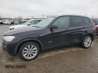 2017 BMW X3 xDrive28i with VIN 5UXWX9C33H0T25235, listed as a Copart auction lot 43625065 with 116,360 mi miles and Salvage Title. Bid and sale history available at DreamBid. Image 1.