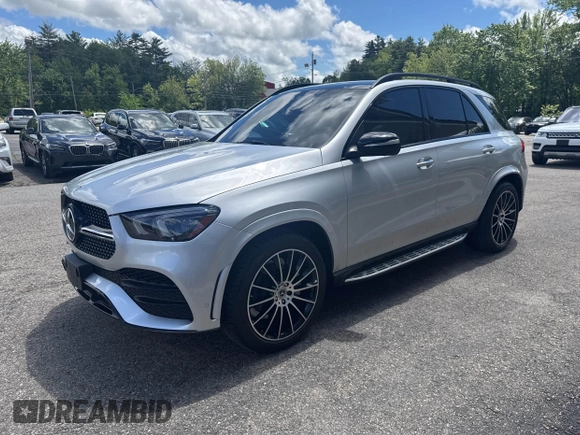 2021 Mercedes-Benz GLE 350 with VIN 4JGFB4JB7MA451823, listed as a IAAI auction lot 42409385 with 91,878 mi miles and . Bid and sale history available at DreamBid. Image 2.