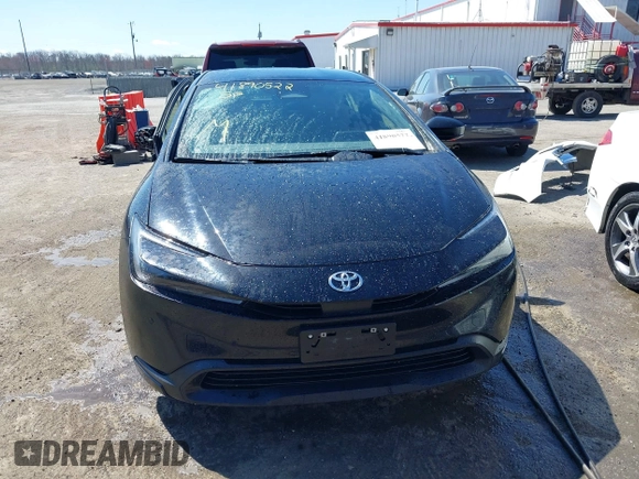 2024 Toyota Prius LE with VIN JTDACAAU9R3037143, listed as a IAAI auction lot 41890522 with 1,792 mi miles and . Bid and sale history available at carsss.com. Image 12.