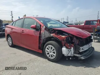 2020 Toyota Prius L Eco with VIN JTDKARFU2L3109549, listed as a Copart auction lot 52815255 with 100,683 mi miles and Salvage Title. Bid and sale history available at DreamBid. Image 4.