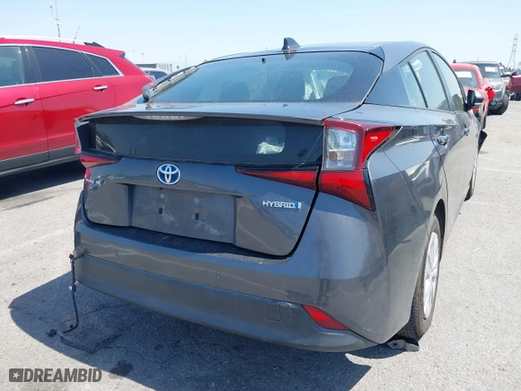 2020 Toyota Prius L Eco with VIN JTDKARFU3L3111990, listed as a IAAI auction lot 41964834 with 67,873 mi miles. Bid and sale history available at carsss.com. Image 4.