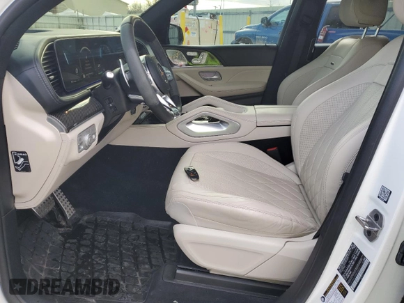 2022 Mercedes-Benz GLS 63 AMG with VIN 4JGFF8KEXNA815612, listed as a Copart auction lot 41579105 with 45,603 mi miles and Salvage Title. Bid and sale history available at DreamBid. Image 7.