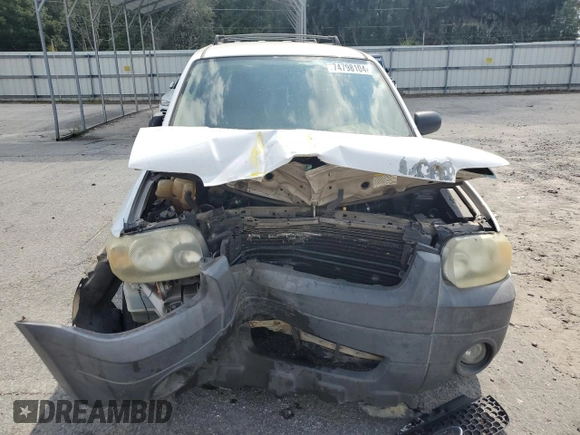 2005 Ford Escape XLT with VIN 1FMYU031X5KB24232, listed as a Copart auction lot 74798104 with 166,828 mi miles and Salvage Title. Bid and sale history available at carsss.com. Image 5.