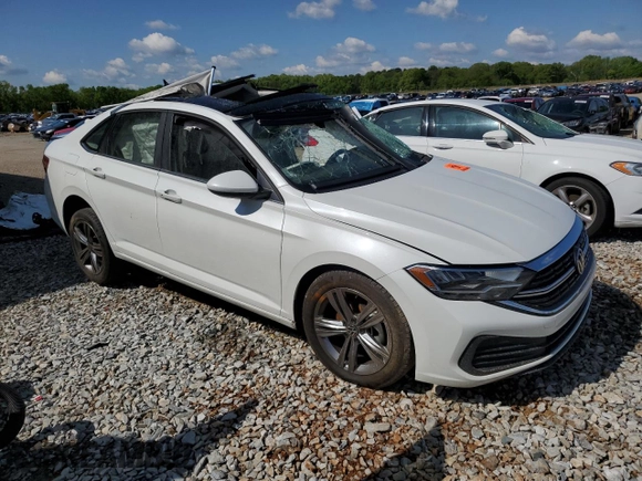 2023 Volkswagen Jetta SE with VIN 3VW7M7BU9PM042764, listed as a Copart auction lot 52613215 with Not provided miles and Salvage title. Bid and sale history available at DreamBid. Image 4.