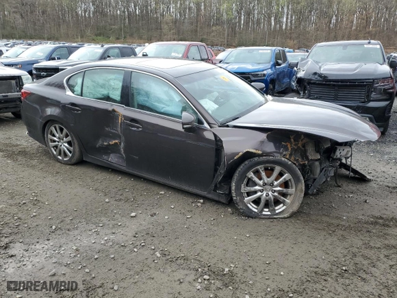 2013 Lexus GS 350 with VIN JTHCE1BL0D5007176, listed as a Copart auction lot 51779315 with 0 mi miles and Salvage Title. Bid and sale history available at carsss.com. Image 4.