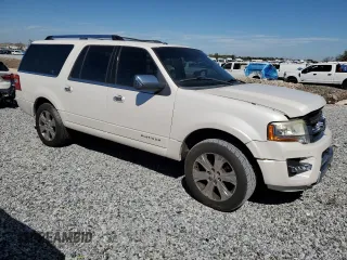 2015 Ford Expedition Max Platinum with VIN 1FMJK1MT0FEF33093, listed as a Copart auction lot 47440495 with 154,287 mi miles and Salvage title. Bid and sale history available at DreamBid. Image 4.