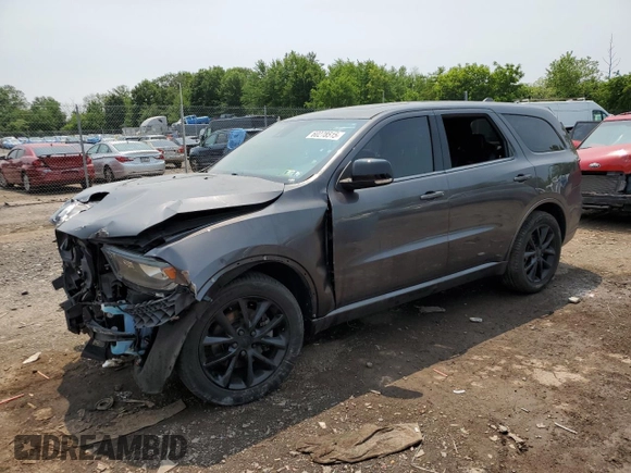 2017 Dodge Durango R/T with VIN 1C4SDJCTXHC677558, listed as a Copart auction lot 60278515 with 47,323 mi miles and Salvage title. Bid and sale history available at DreamBid. Image 1.