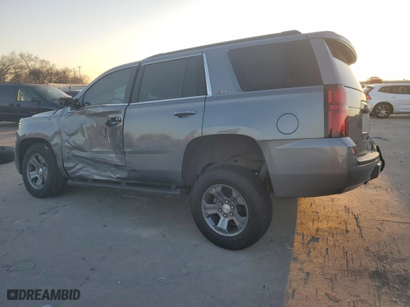 2020 Chevrolet Tahoe LT with VIN 1GNSKBKC7LR261767, listed as a Copart auction lot 43520055 with 0 mi miles and Salvage Title. Bid and sale history available at carsss.com. Image 2.