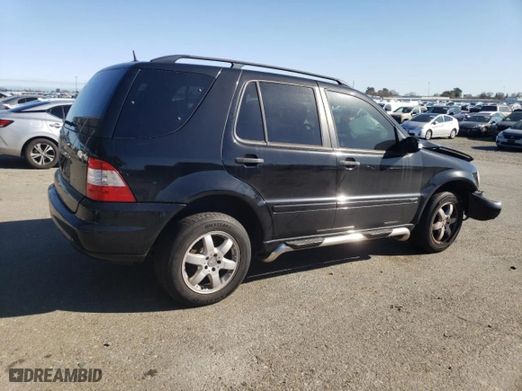 2003 Mercedes-Benz M-Class 3.7L with VIN 4JGAB57E13A425248, listed as a Copart auction lot 44074955 with 148,925 mi miles and Salvage Title. Bid and sale history available at carsss.com. Image 3.