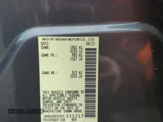 2015 Nissan LEAF S with VIN 1N4AZ0CP1FC331217, listed as a Copart auction lot 48134395 with 51,884 mi miles and Salvage Title. Bid and sale history available at DreamBid. Image 12.