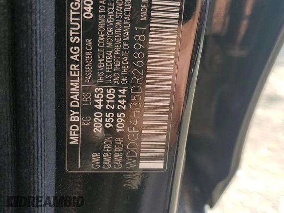 2013 Mercedes-Benz C C 250 Sport with VIN WDDGF4HB5DR268981, listed as a Copart auction lot 54486215 with Not Provided miles and Clean Title. Bid and sale history available at carsss.com. Image 12.