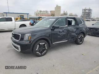 2024 Kia Telluride EX with VIN 5XYP34GC0RG486605, listed as a Copart auction lot 47658375 with 10,994 mi miles and Salvage Title. Bid and sale history available at carsss.com. Image 1.
