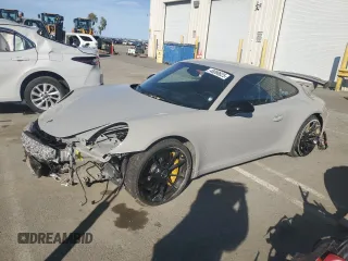 2015 Porsche 911 GT3 with VIN WP0AC2A97FS189232, listed as a Copart auction lot 46090625 with 23,539 mi miles and Salvage Title. Bid and sale history available at carsss.com. Image 1.