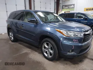 2015 Toyota Highlander Limited with VIN 5TDDKRFH8FS103704, listed as a IAAI auction lot 41840506 with 149,223 mi miles and . Bid and sale history available at DreamBid. Image 1.