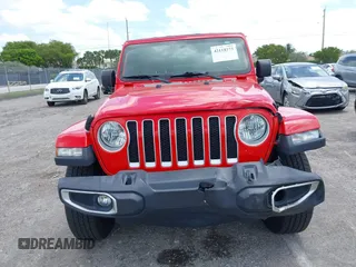 2019 Jeep Wrangler Unlimited Sahara with VIN 1C4HJXEG4KW573157, listed as a IAAI auction lot 42118373 with 105,890 mi miles and . Bid and sale history available at DreamBid. Image 6.