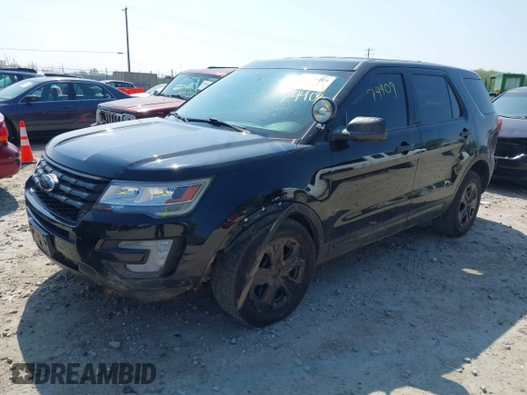 2017 Ford Police Interceptor Utility with VIN 1FM5K8AR2HGC56862, listed as a IAAI auction lot 42274409 with 92,662 mi miles and . Bid and sale history available at DreamBid. Image 17.